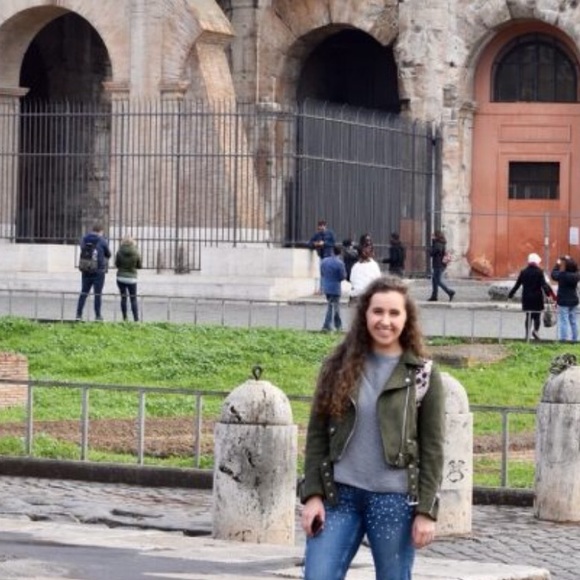 zara olive green suede jacket - Picture 2 of 3